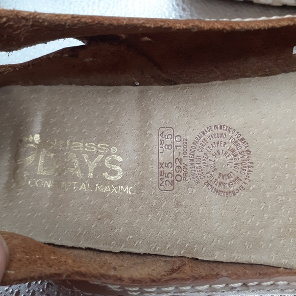 Cklass Metalic Tan Flats From Mexico Women's Size 8.5 - Picture 8 of 10
